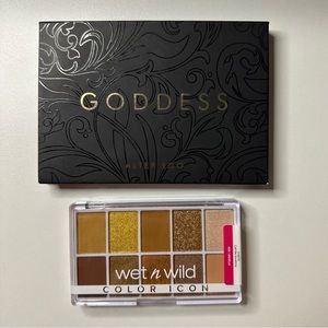 alter ego goddess palette and wet n wild palette bundle